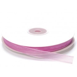 Ruban Organza, Fuchsia 10 mm