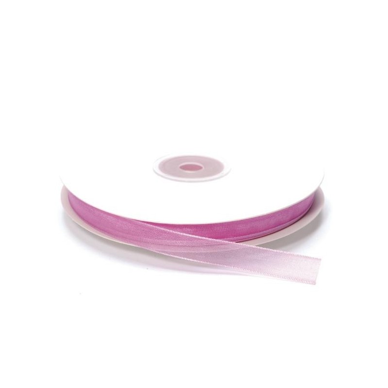 Ruban Organza, Fuchsia 10 mm