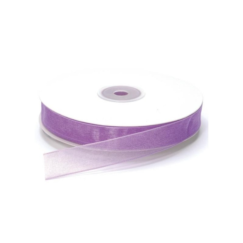 Ruban Organza, Violet, 15 mm