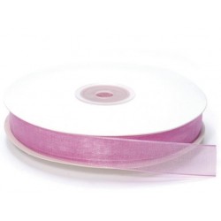 Ruban Organza, Fuchsia, 15 mm