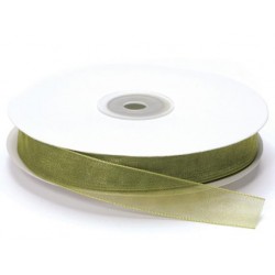 Ruban Organza, Vert jardin, 15 mm