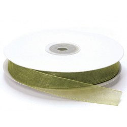 Ruban Organza, Vert jardin, 15 mm