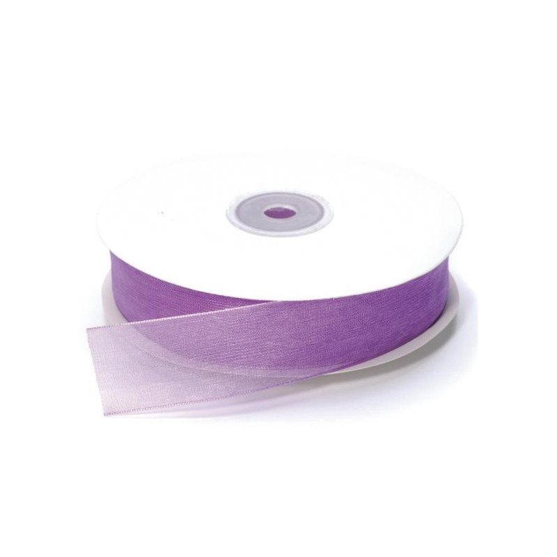 Ruban Organza, Violet, 25 mm