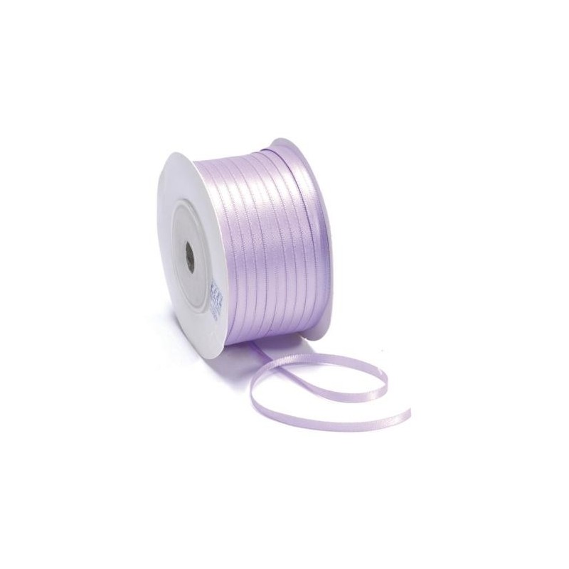 Ruban Satin double face, Lilas, 10 mm