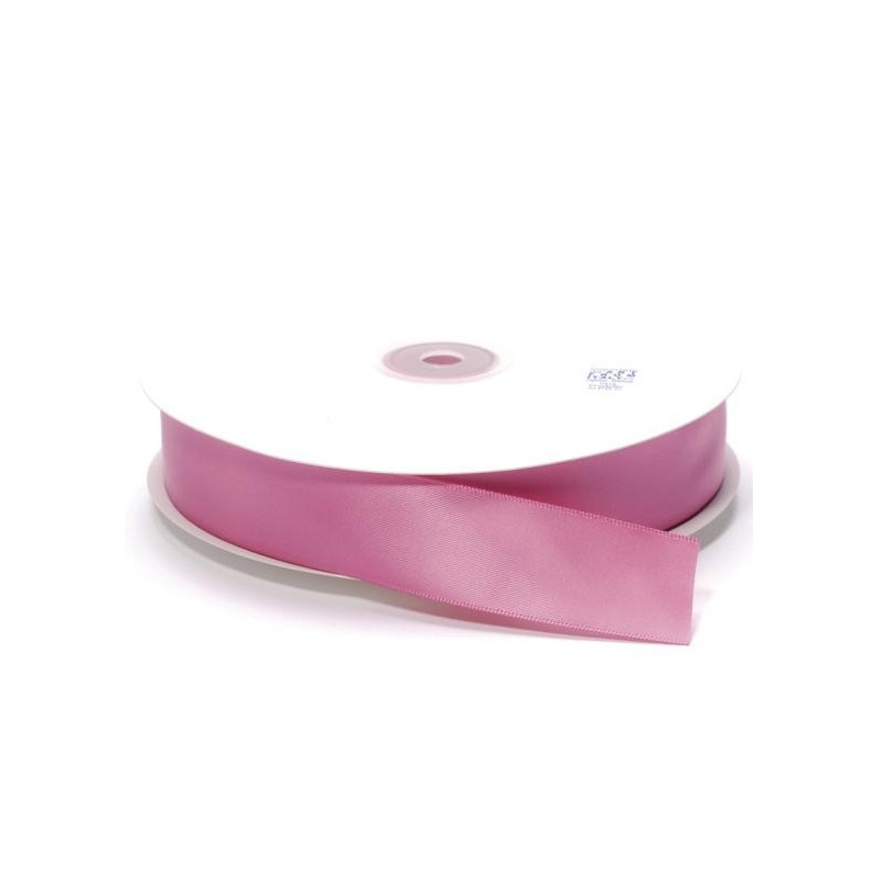 Ruban Satin double face, Fuchsia, 20 mm