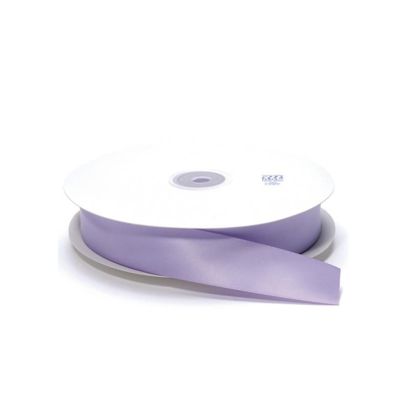 Ruban Satin double face, Lilas, 25 mm