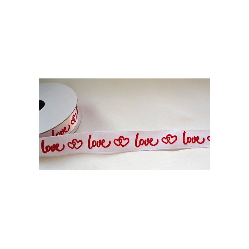 Ruban satin "Love"