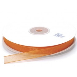 Ruban Organza, Orange, 10 mm