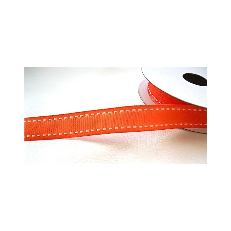 Ruban satin Orange, 15 mm