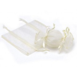 Sachet en organza "Crème"