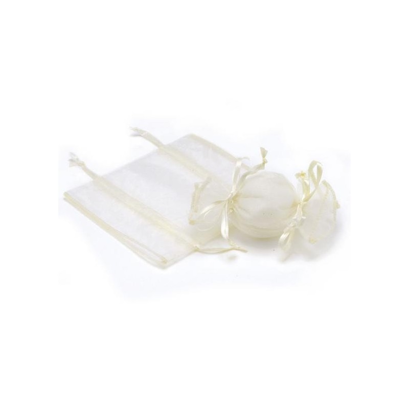 Sachet en organza "Crème"