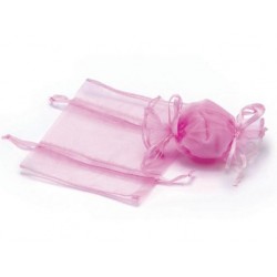 Sachet en organza "Rose"