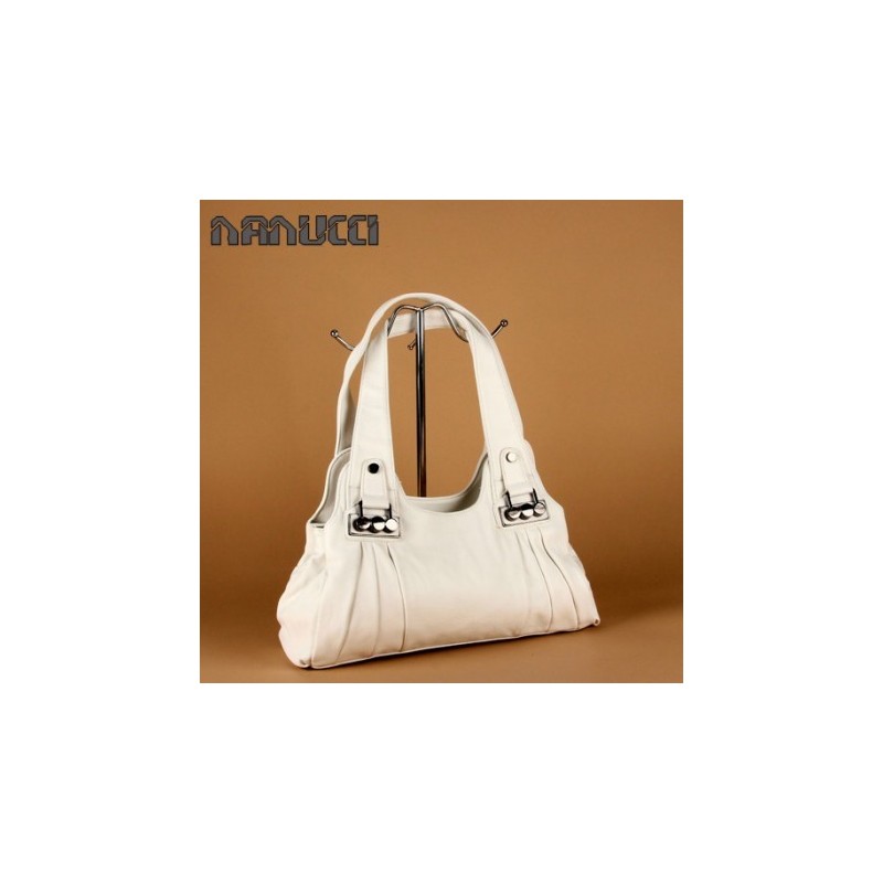 Sac à main "Nanucci" blanc