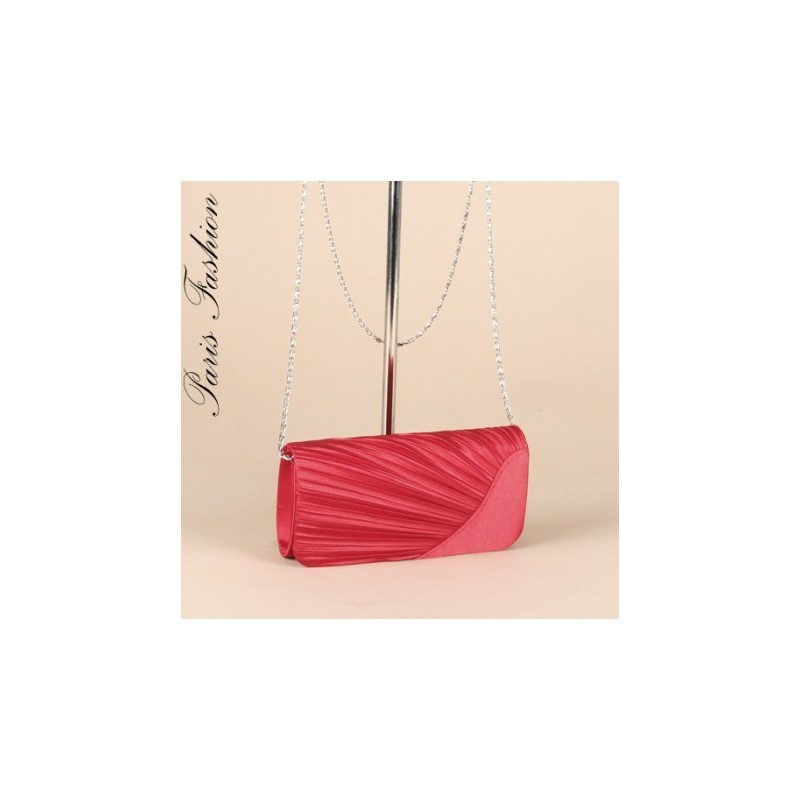 Pochette de soirée rouge