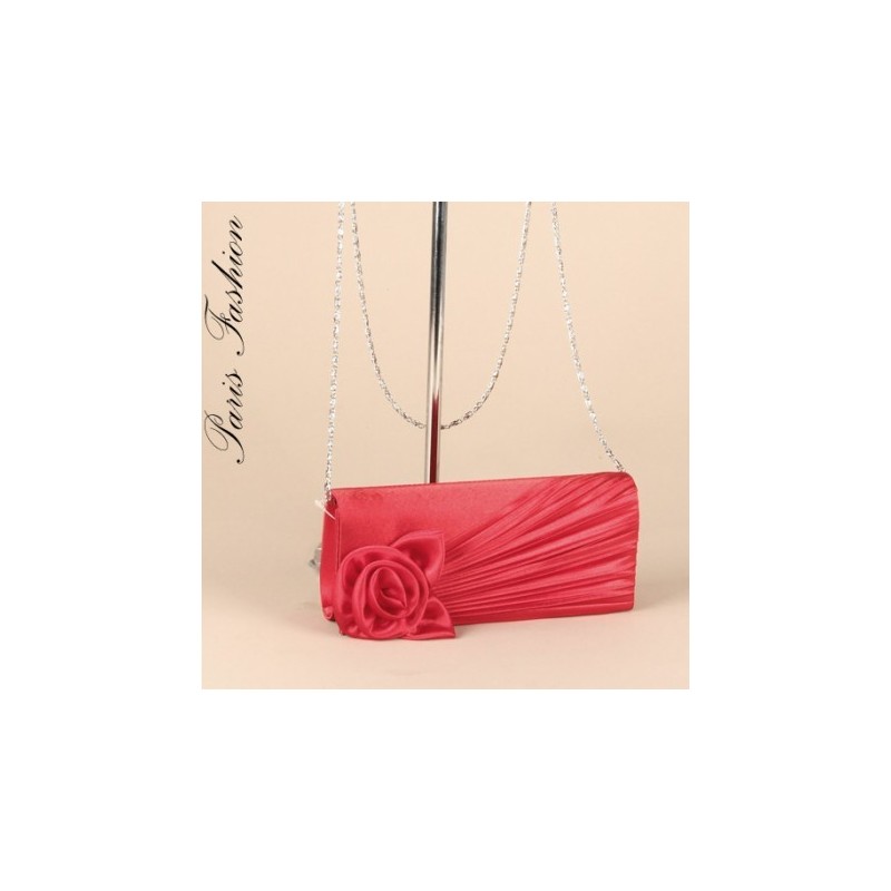 Pochette de soirée rouge