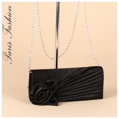 Petite Pochette De Soirée Noire UE - Style Clutch En Simili Cuir - Taille Small - Neuf Sans étiquette
