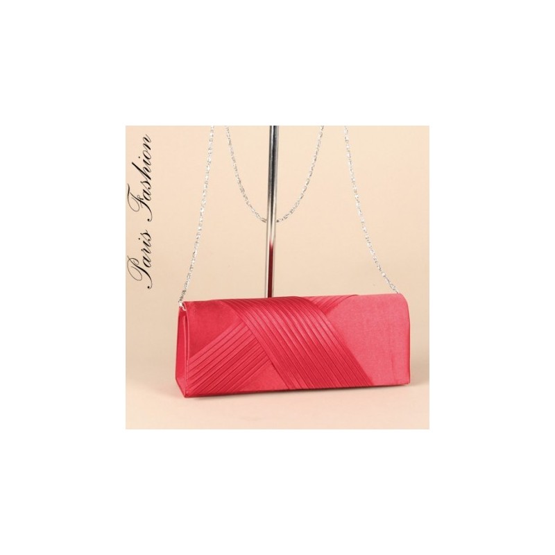 Pochette de soirée rouge