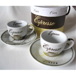 Set 2 Tasses Expresso "Espresso"