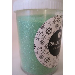 Paillettes Vert Anis irisé