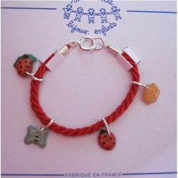 Bracelet Coccinelles