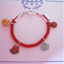 Bracelet Coccinelles