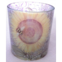 Verre décoré "SUNFLOWER"