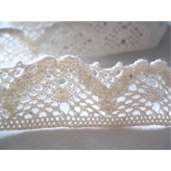 Ruban dentelle en coton 