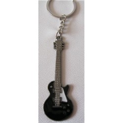 Porte-clés "Guitare noire"