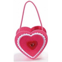 Sac  "Coeur" Rose