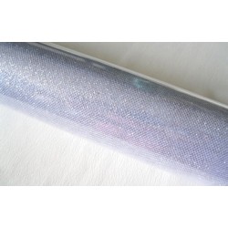 Tulle pailleté argent 30cm...