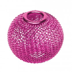 8 mini lampions alu fuchsia