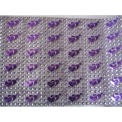 9 m Ruban strass "Double...