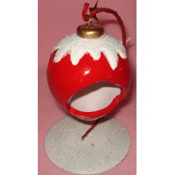 Boule photophore "Père Noël"