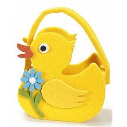 Panier  "Canard" en feutrine