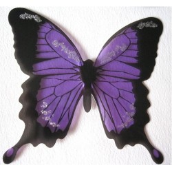 Sticker Papillon 3D  Violet