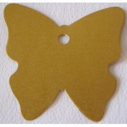 Etiquette "Papillon" Or nacré