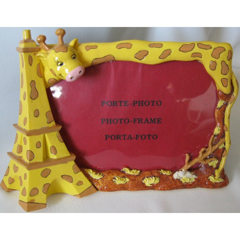 Cadre Photo "Tour Eiffel Girafe"